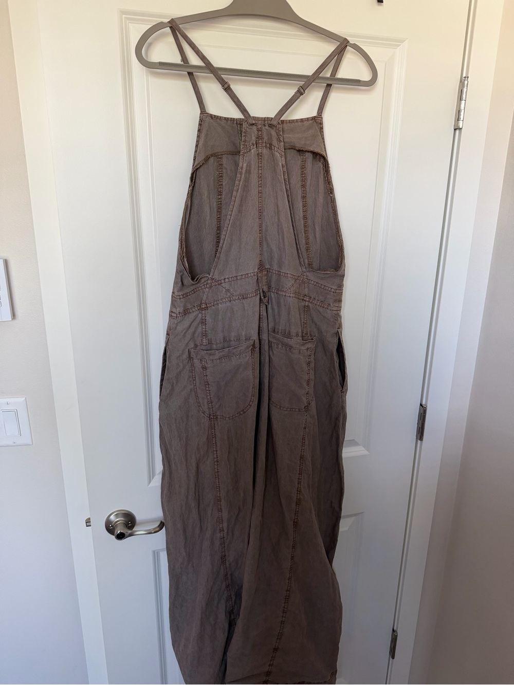 Free People Barrel Sleeveless Jumpsuit in Brown - Picture 9 of 10